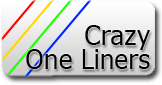 CRAZY ONE LINERS