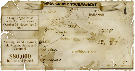 Bingo Cruise Championship Map